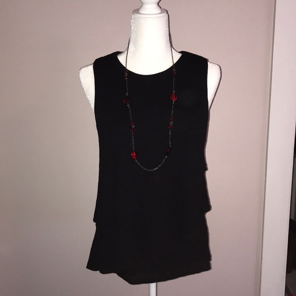Lovely black sleeveless shell